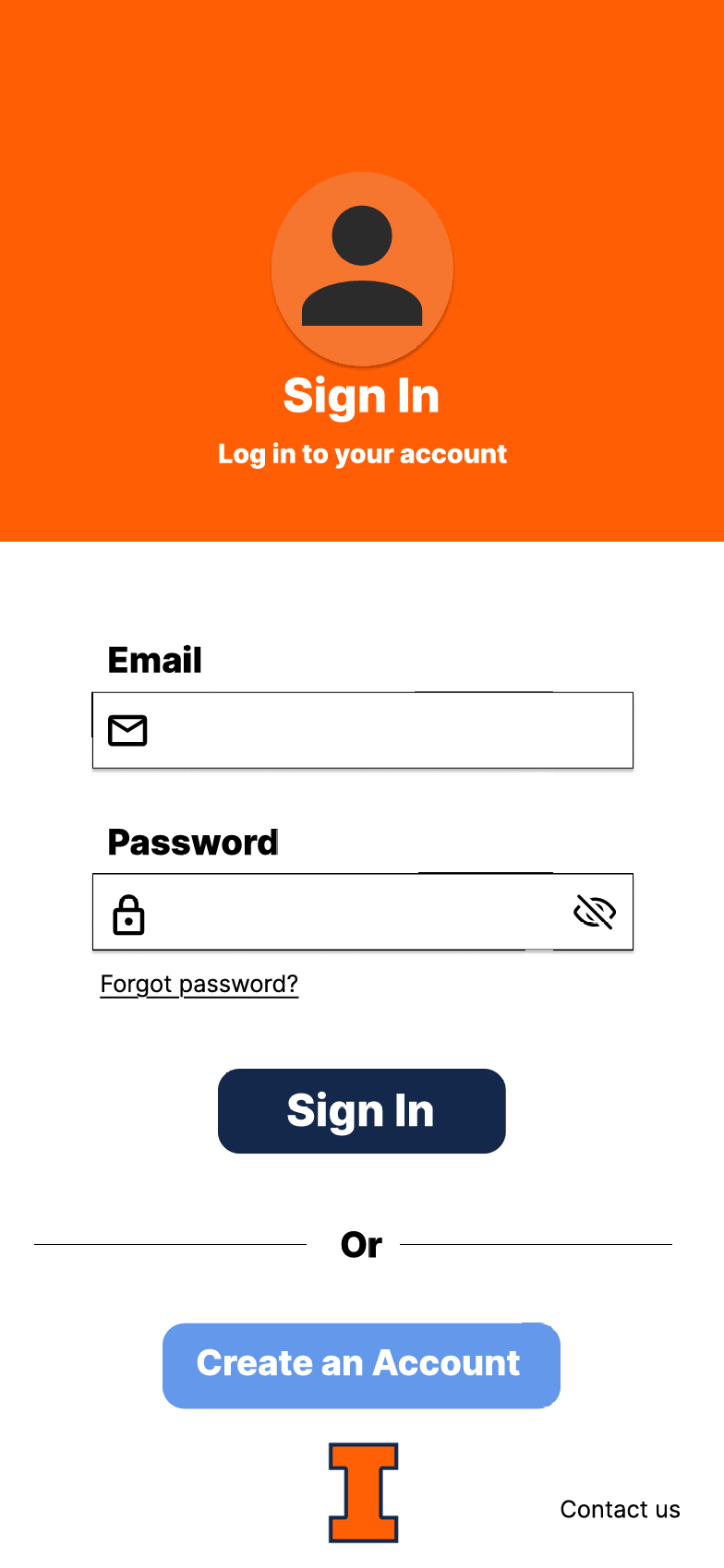 Sign-in screen preview